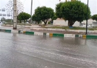 شکستگی محدود خط فرعی لوله آب در اطراف میدان قدس تهران