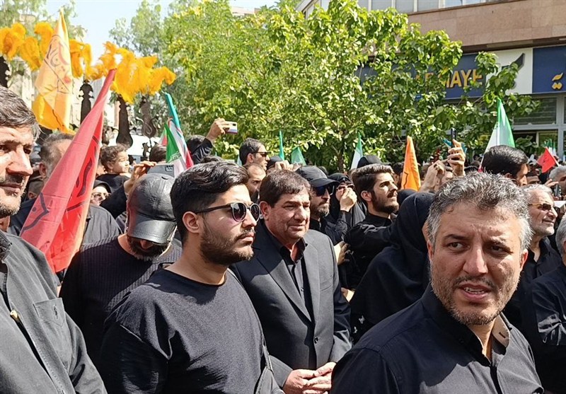حضور شخصیتهای سیاسی و نظامی در تشییع شهدای اقتدار ملی