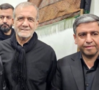 حضور رییس جمهور در جمع عزاداران اردبیلی