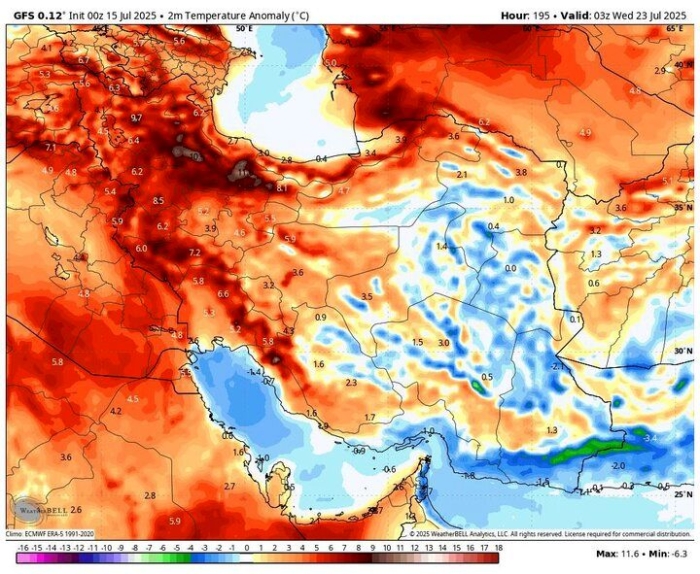 گردوخاک و وزش باد شدید در 15 استان | نقشه هوای استان ها