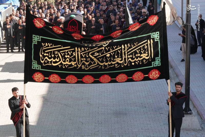 تصاویر | تشییع نمادین امام سجاد(ع) در سامرا