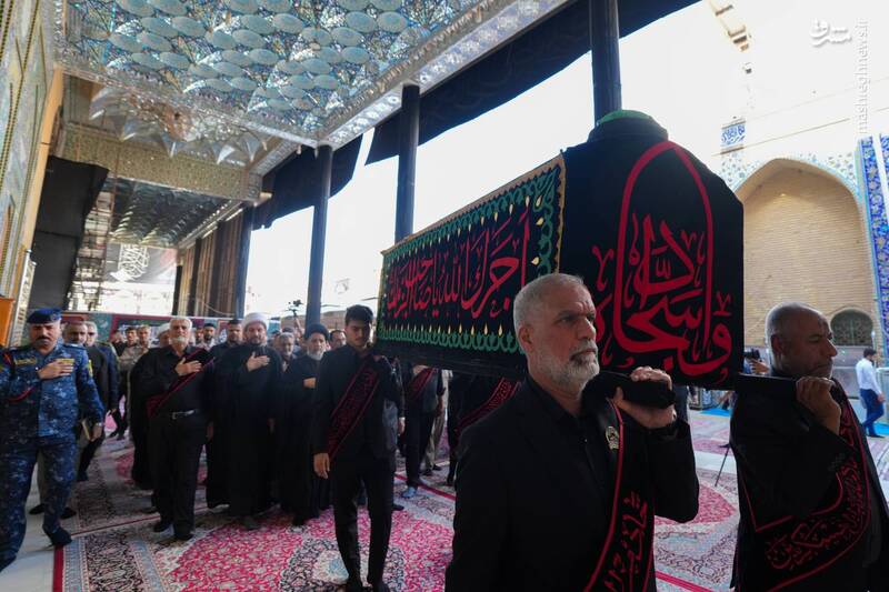 تصاویر | تشییع نمادین امام سجاد(ع) در سامرا