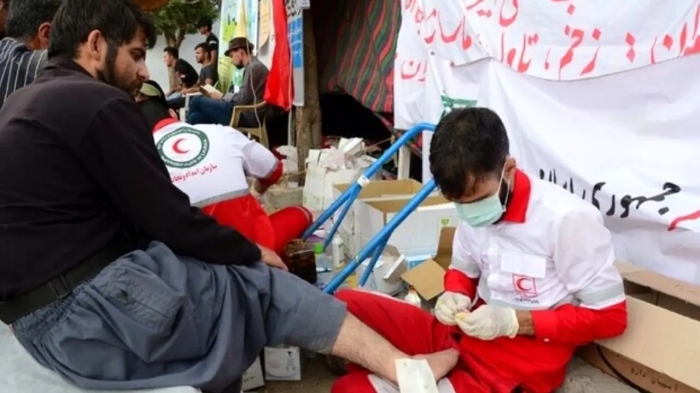 هشدار هلال‌احمر درباره گرمازدگی زائران اربعین؛ 171 نفر تحت درمان قرار گرفتند