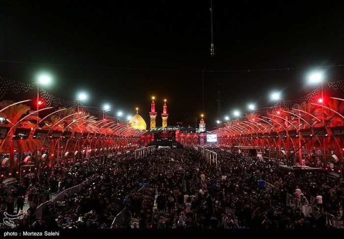 عزاداری دستهٔ معروف «بنی عامر» در بین الحرمین