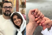 جدیدترین عکس سپند امیرسلیمانی، مونا کرمی و پسرشان!