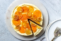 عصرونه امروز: طرز تهیه چیزکیک نارنگی: دسر خوش‌عطر پاییزی به دو روش آسان