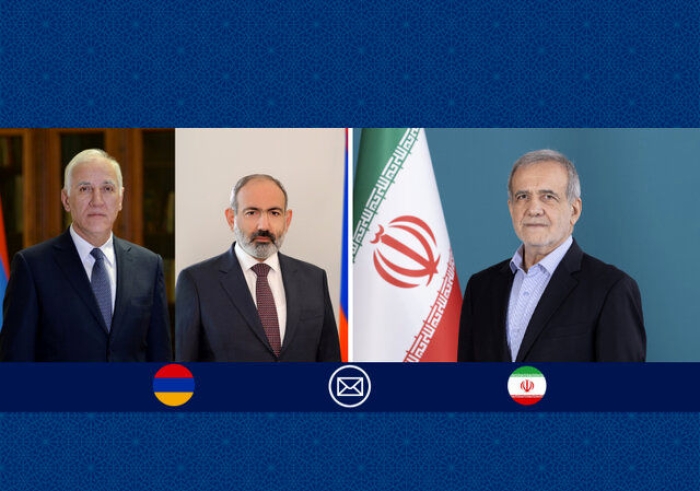 پیام پزشکیان به رییس جمهور و نخست وزیر ارمنستان