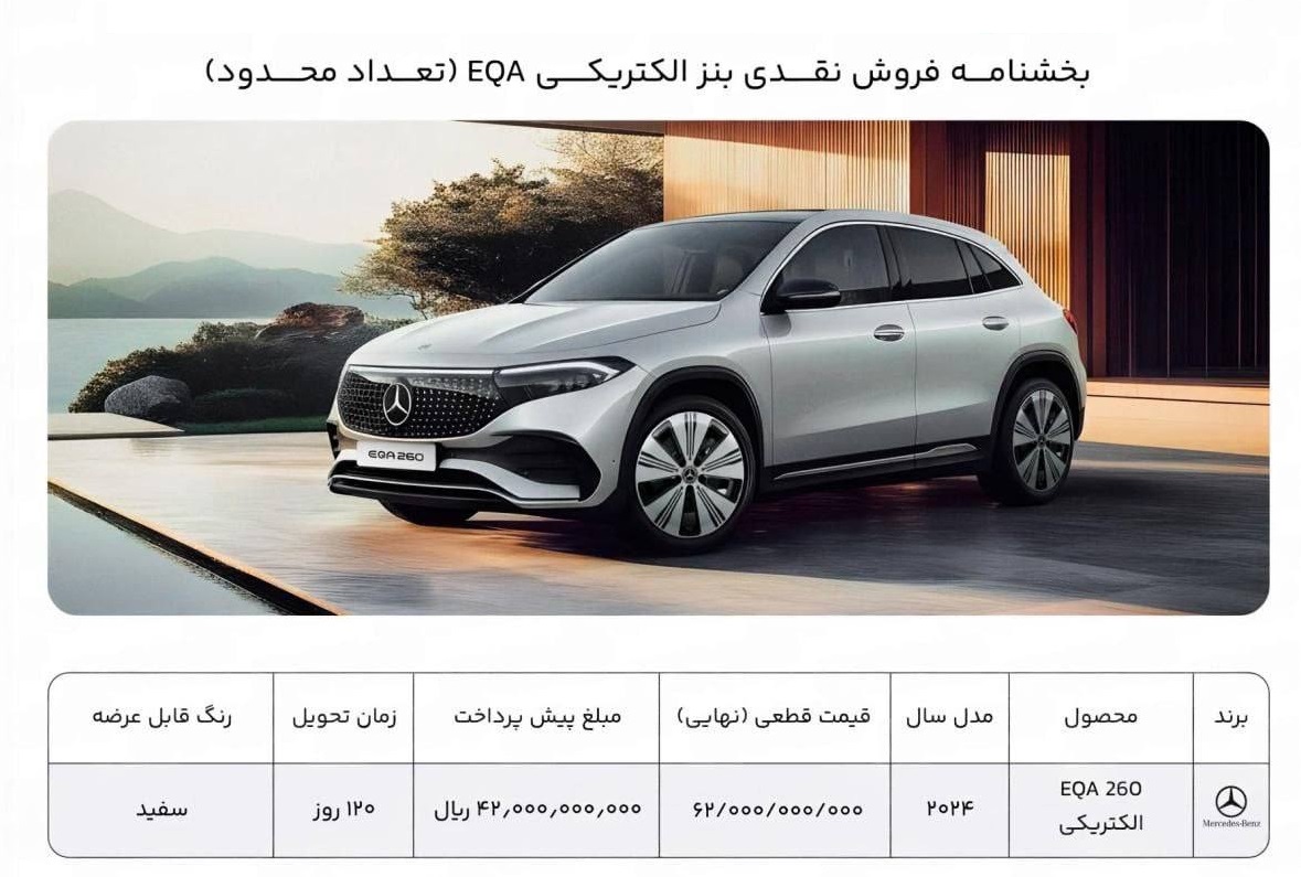 شرایط فروش آخرین مدل بنز در ایران اعلام شد – 21 مهر