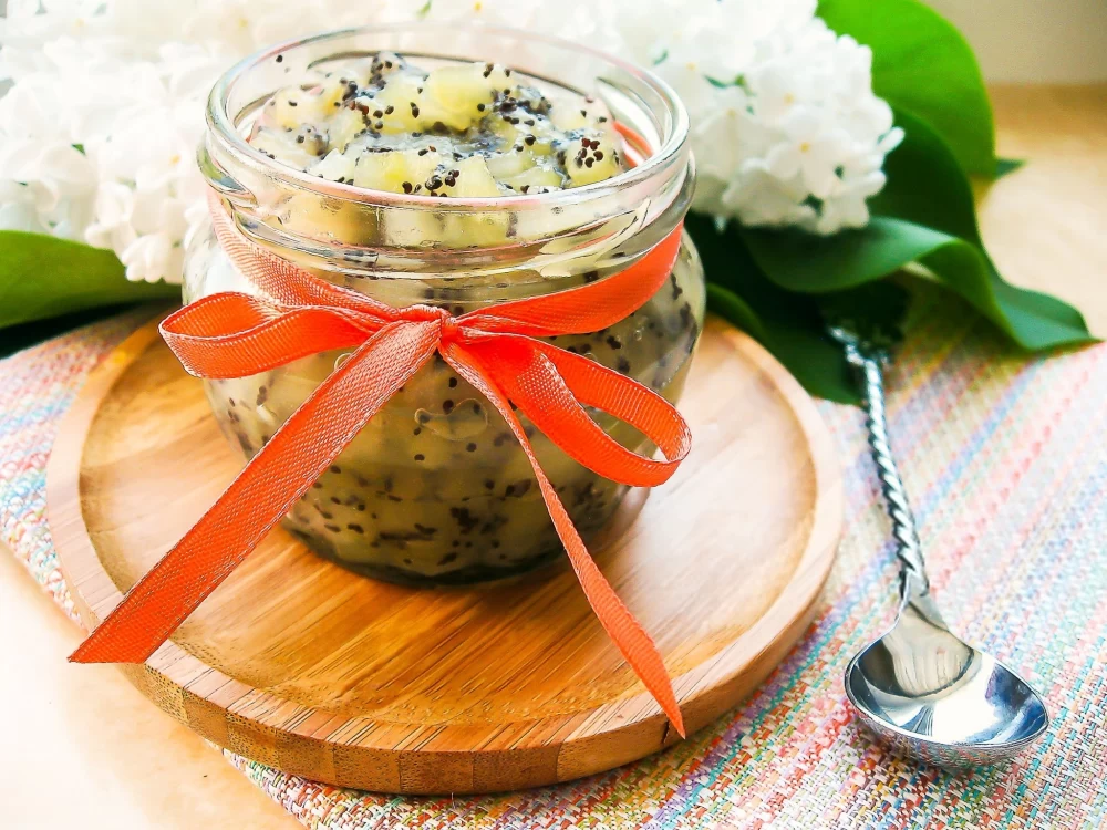 مربای کیوی و سیب