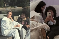 ماه عسل ساده و عاشقانه سلنا گومز و بنی بلانکو در سواحل کالیفرنیا+ تصاویر