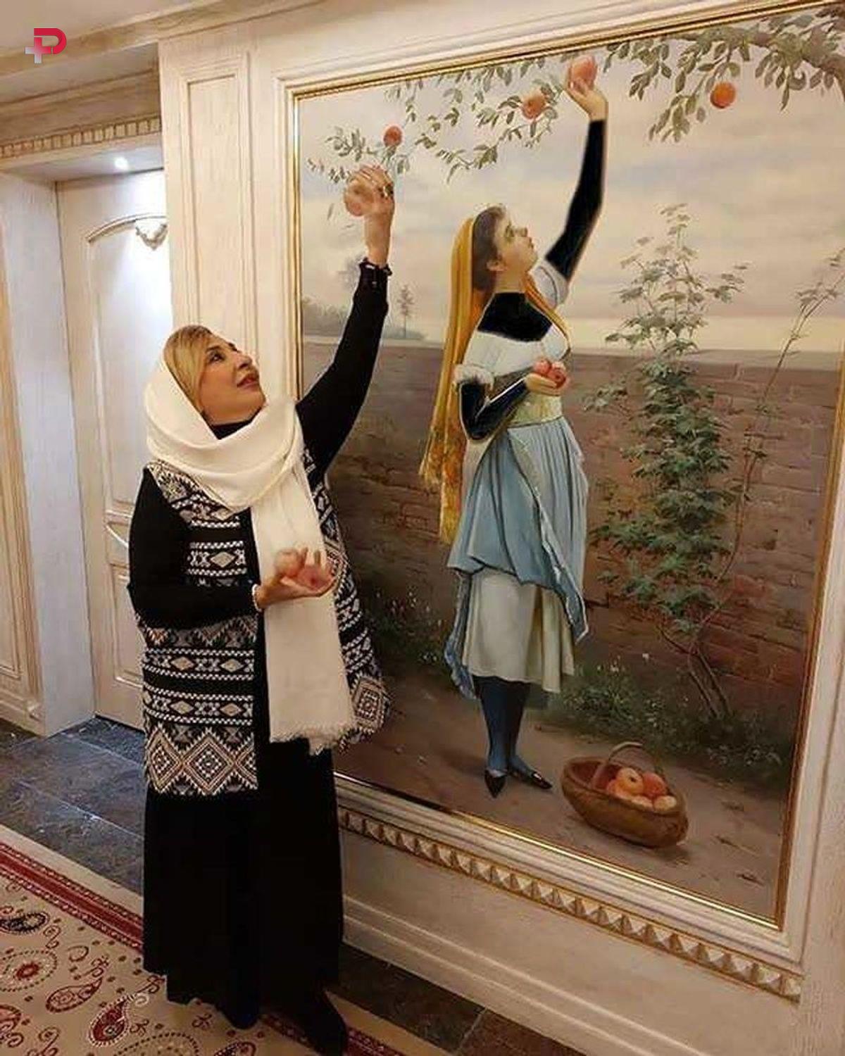 دکوراسیون خانه جذاب و اشرافی مرجانه گلچین ؛ عجب سلیقه ای دارد خانم بازیگر+عکس