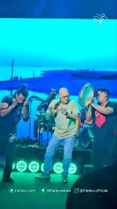 رقص جنجالی محمد بحرانی در کنسرت گروه لیان برج میلاد/ تهران