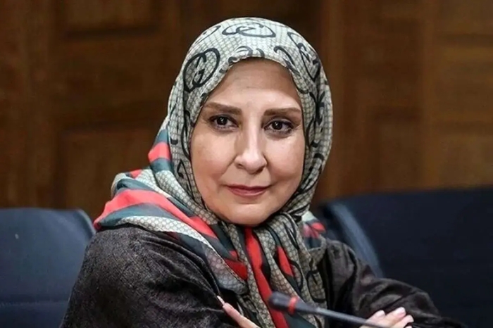 مرجانه گلچین عاقد مراسم آرام جعفری و بابک انصاری شد+ فیلم
