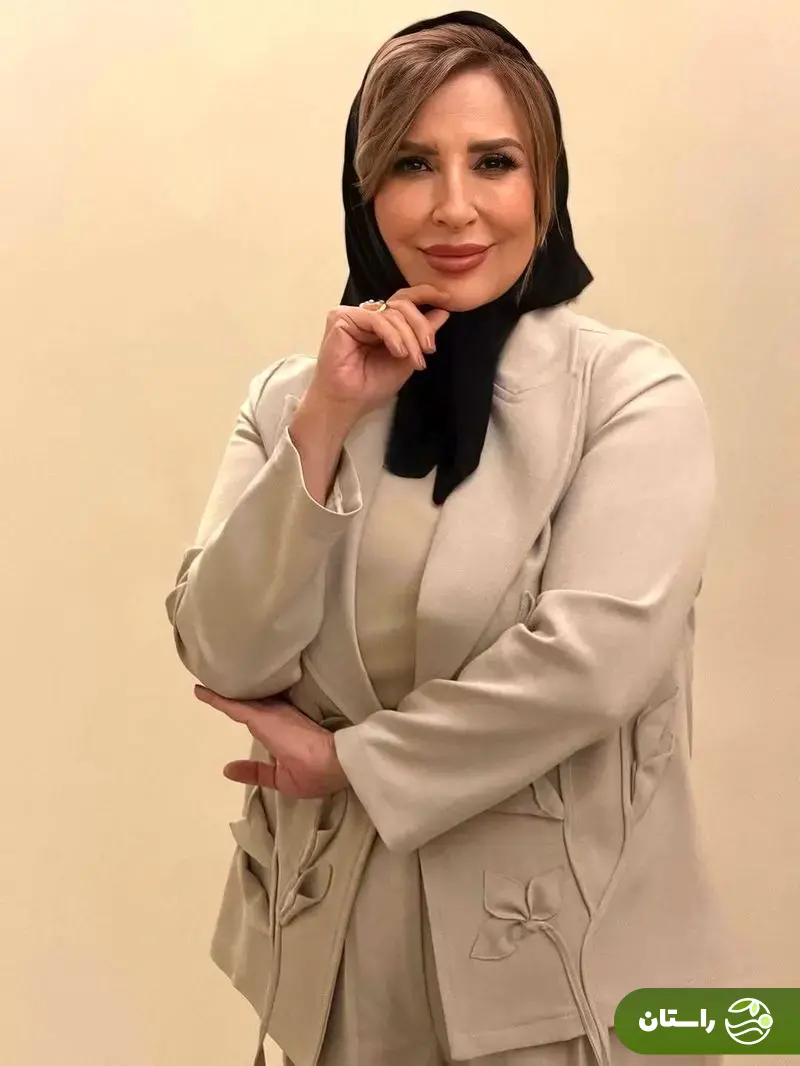 (تصاویر)  استایل مرجانه گلچین در کنسرت احسان نی‌زن