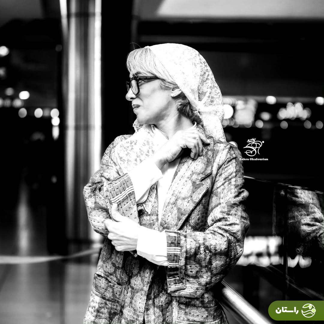 (تصاویر) استایل پانته‌آ پناهی‌ها با عینک قرمز و کتی رنگی در اکران مردمی فیلم سینمایی غریزه