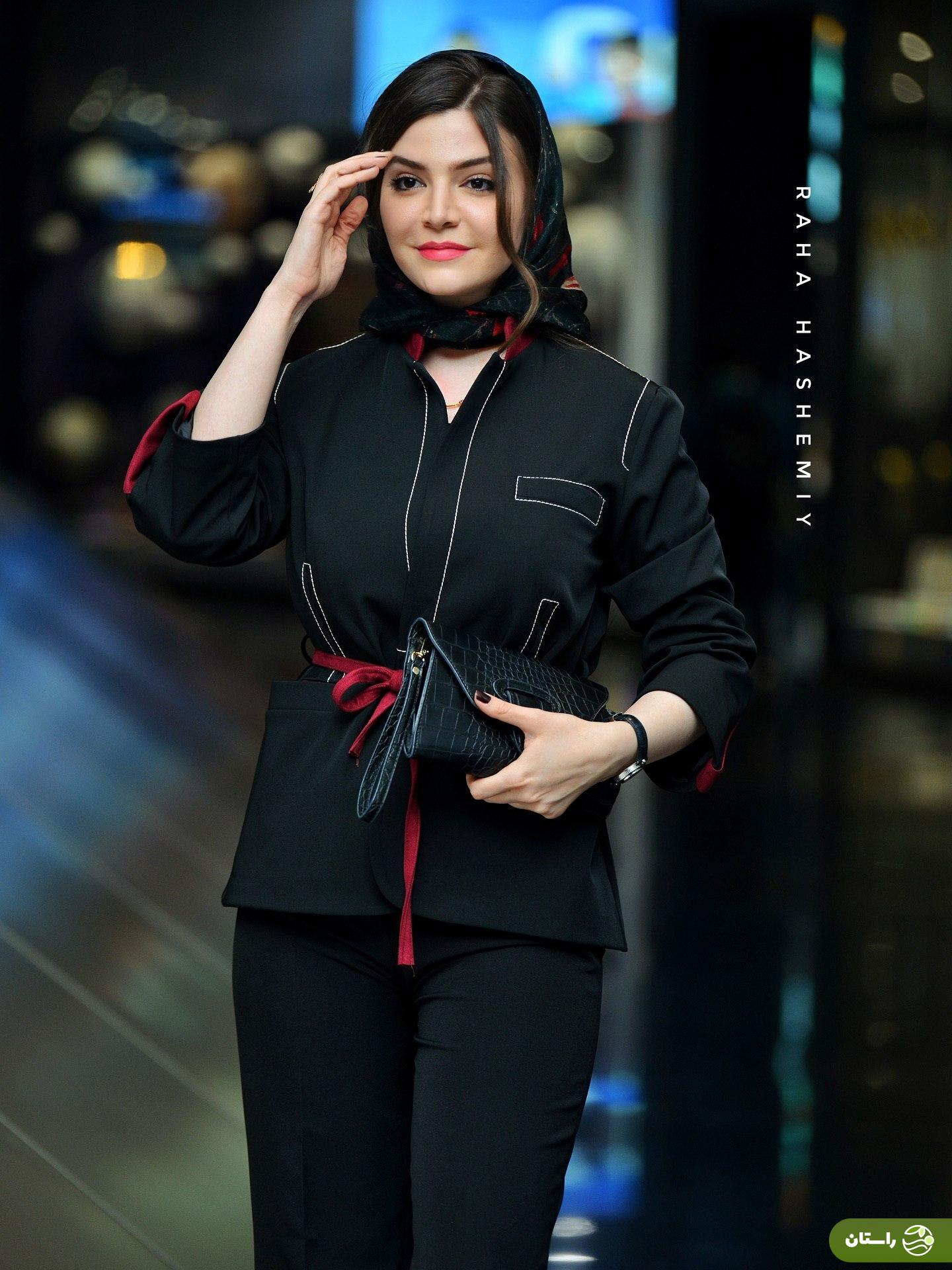 (تصاویر) استایل  آوا دارویت با «کت و شلوار مشکی»