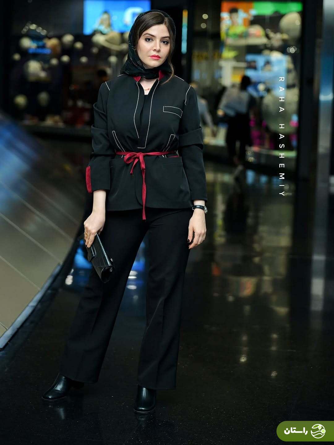 (تصاویر) استایل  آوا دارویت با «کت و شلوار مشکی»