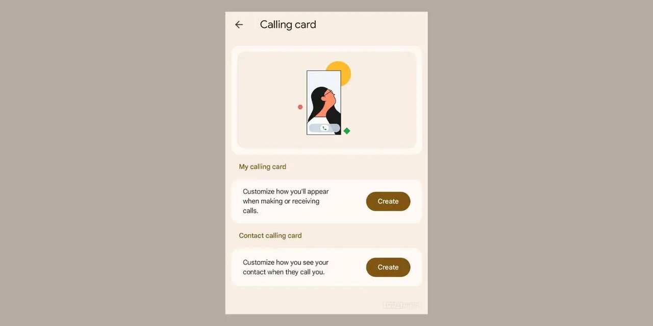 خداحافظی با عکس پروفایل ساده/ «کارت تماس» گوگل از راه رسید؛ گوشی شما هنگام زنگ زدن چه شکلی است؟