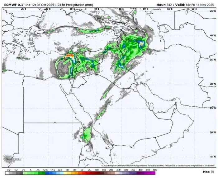 بارش شدید باران و یخبندان در این استان‌ها؛ ابرهای سیاه به ایران آمدند
