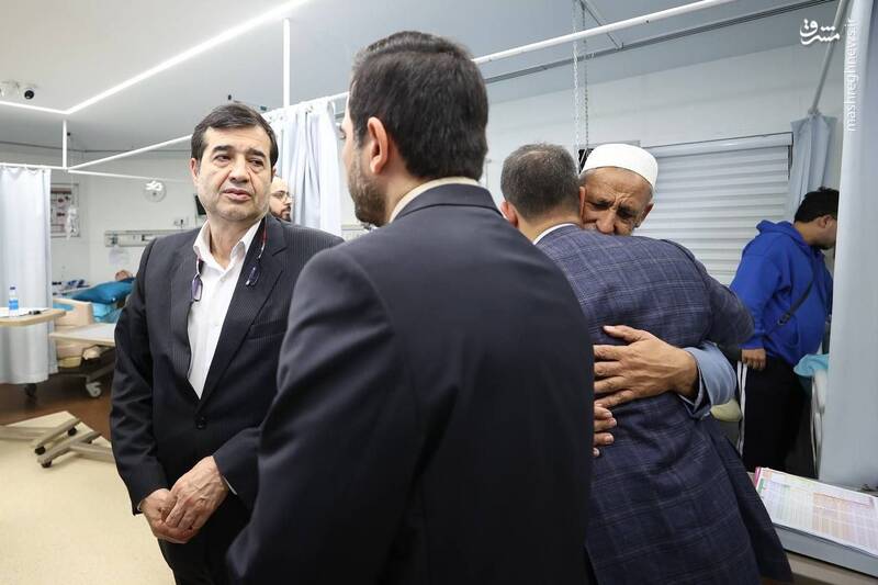 عیادت وزیر ورزش و جوانان از صابر کاظمی+ عکس