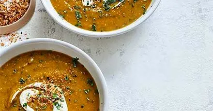 سوپ عدس و کدو؛ ساده، سالم و متفاوت