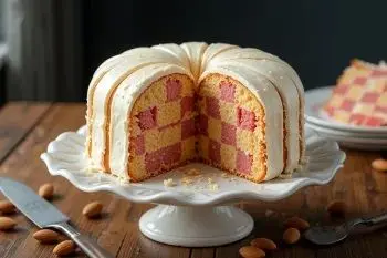 طرز تهیه کیک باتنبرگ، دسر شطرنجی انگلیسی