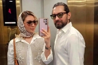 همسر بهرام رادان با لباس هندی، اینستاگرام را ترکاند؛ استایل بالیوودی به مینا مختاری می‌آید؟!