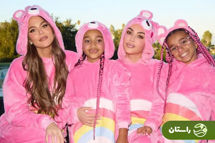 کیم کارداشیان و خواهرش با تیپی متفاوت در هالووین ظاهر شدند