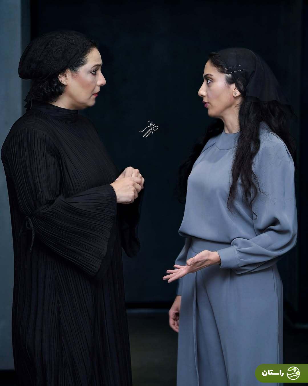 عکس‌های دو نفره شبنم مقدمی و مونا فرجاد در پشت صحنه «بازی‌های شبانه»
