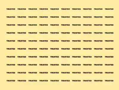 فقط نابغه‌ها کلمه متفاوت را در 6 ثانیه پیدا می‌کنند