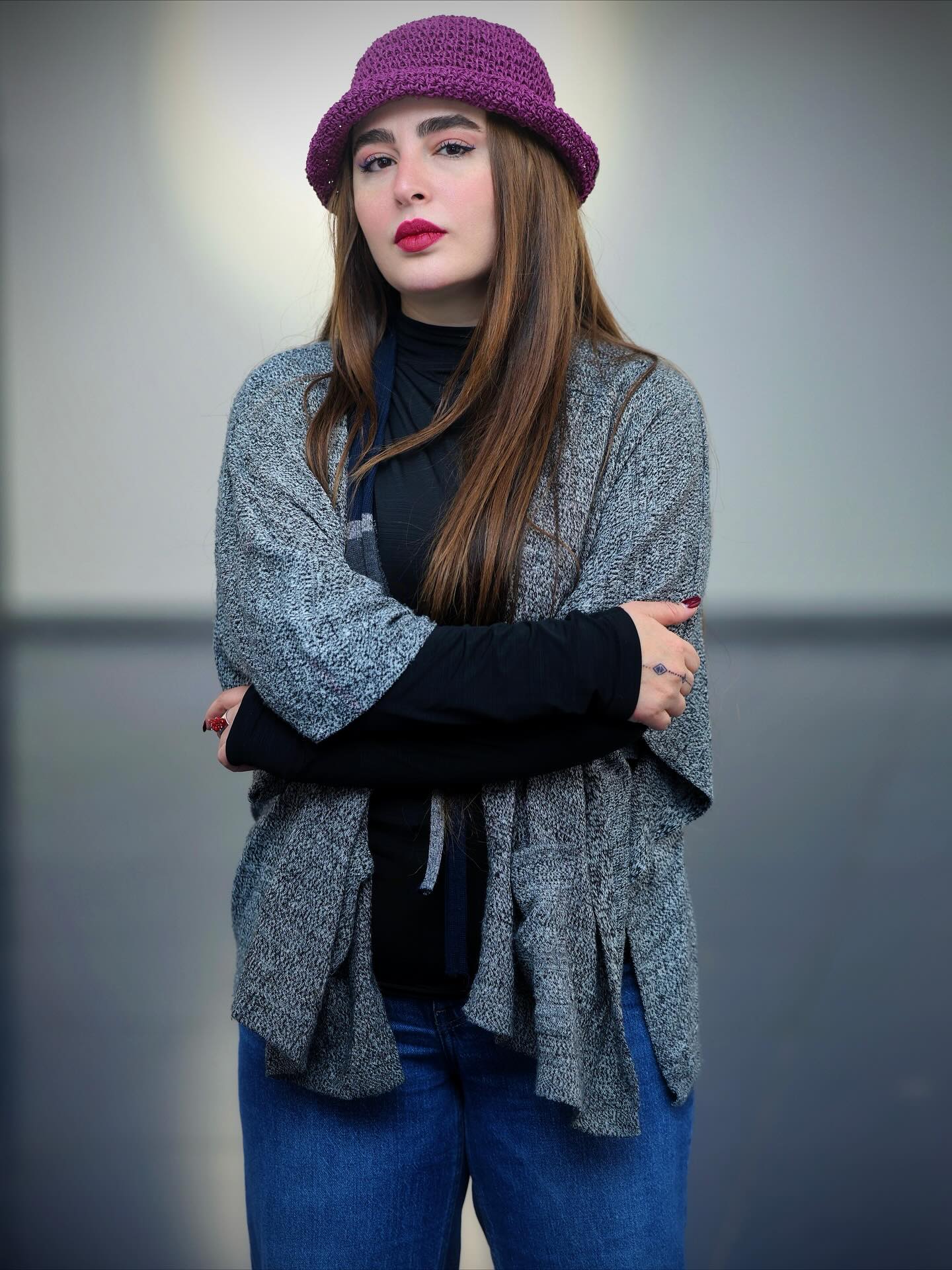 زهرا بهروزمنش با استایلی متفاوت و پاییزی+عکس