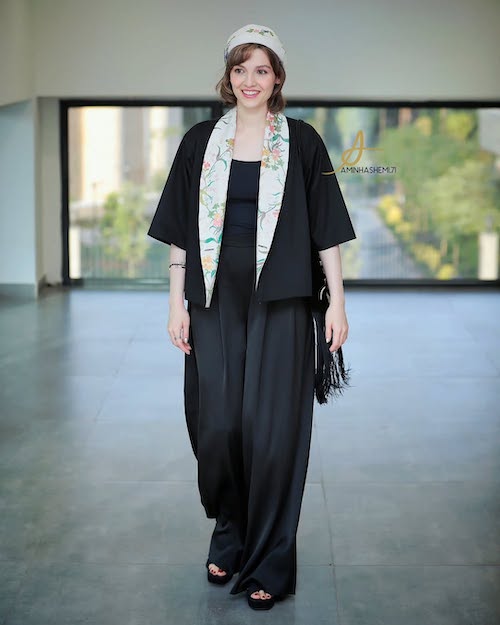 استایل گل‌گلی مهسا حجازی