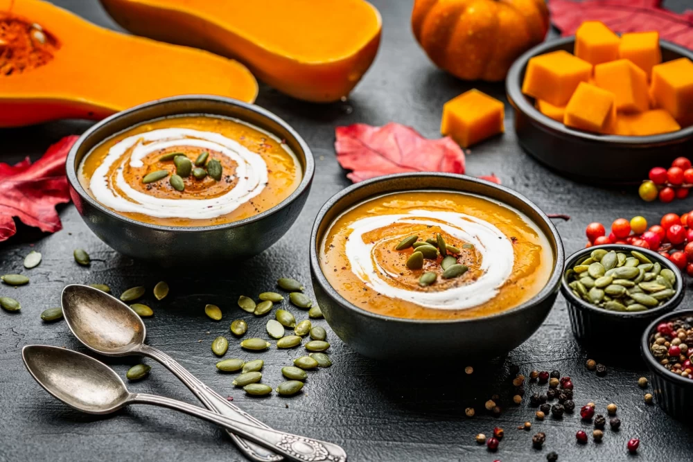 سوپ کدو حلوایی