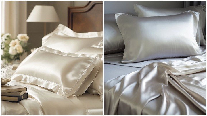 روبالشتی ساتن، اتاقی شیک و دلنشین