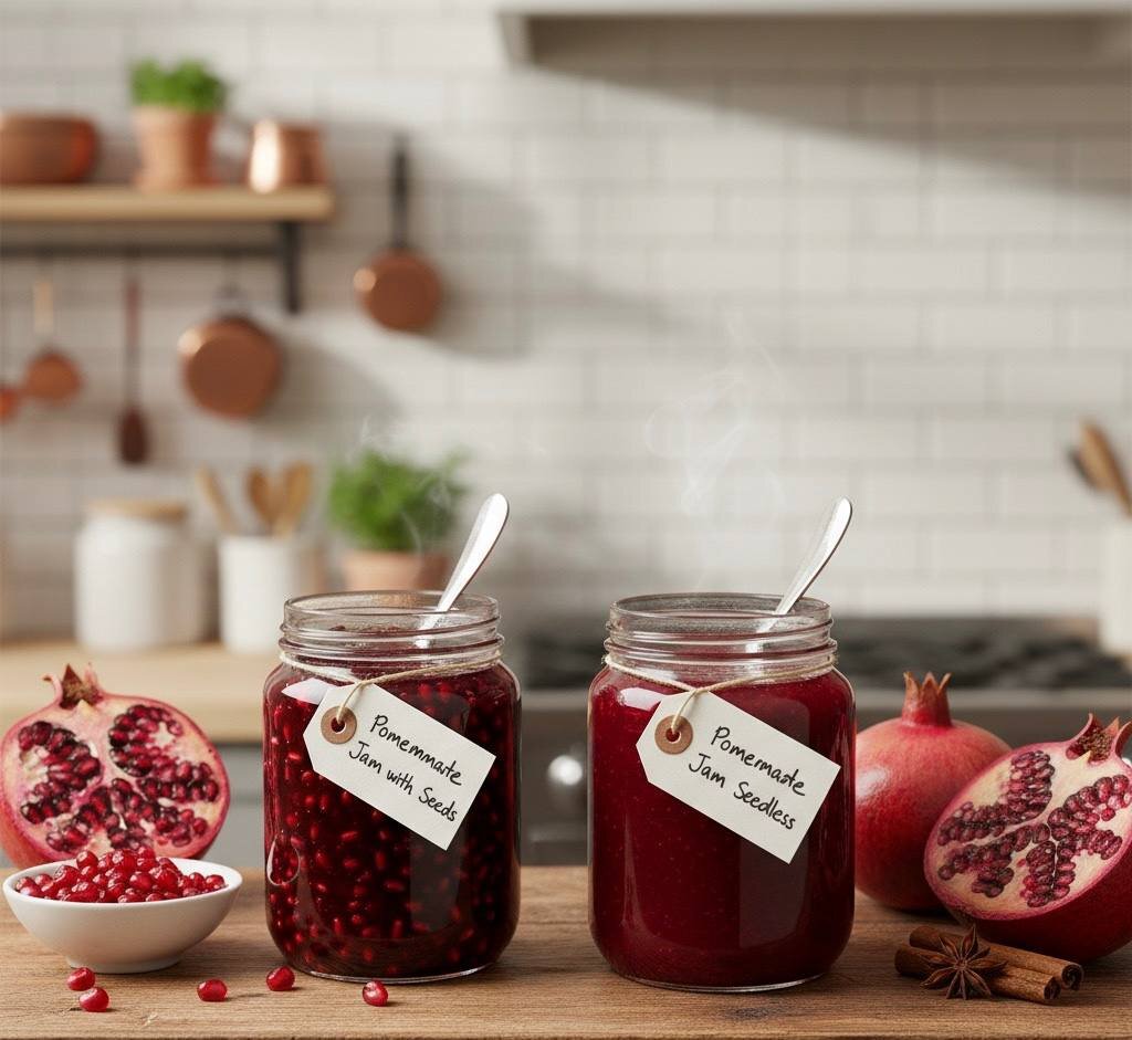 چطور مربای انار درست کنیم که نه شکرک بزند، نه تیره شود و همیشه خوشرنگ بماند؟