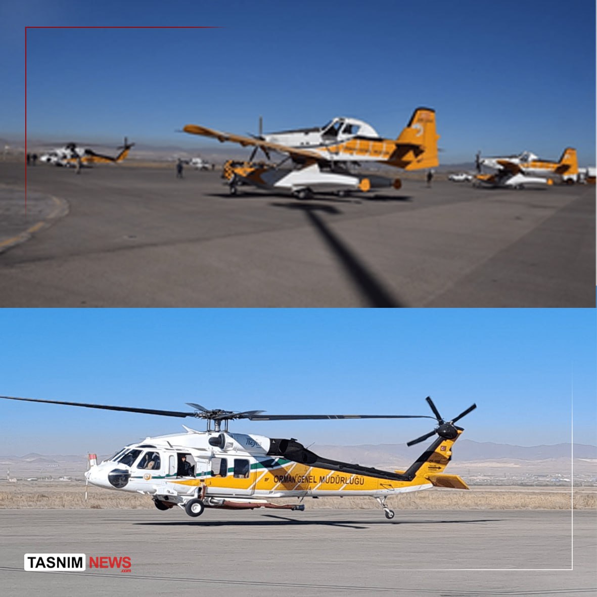 هواپیماهای آب‌پاش ترکیه‌ای