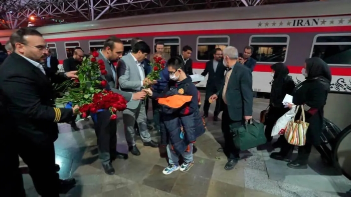 افتتاح رام سوم قطار پنج ستاره «ایران»