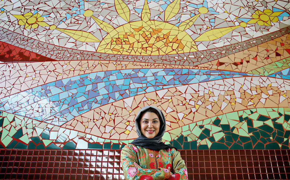 کاشی کاری لاله اسکندری