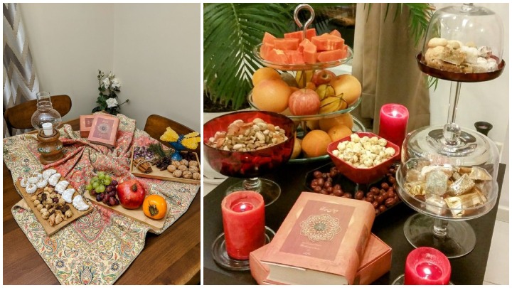 تزیینات ترند سفره شب یلدای 1404؛ استفاده از ظروف سرامیکی دست‌ساز