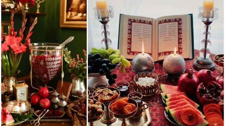 تزیینات ترند سفره شب یلدای 1404؛ جزییات شیک