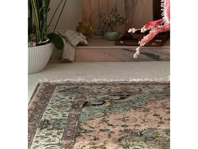 گلاب، فرش ایرانی و تخته نرد در خانه این مُدل جهانی چه معنایی میدهد؟