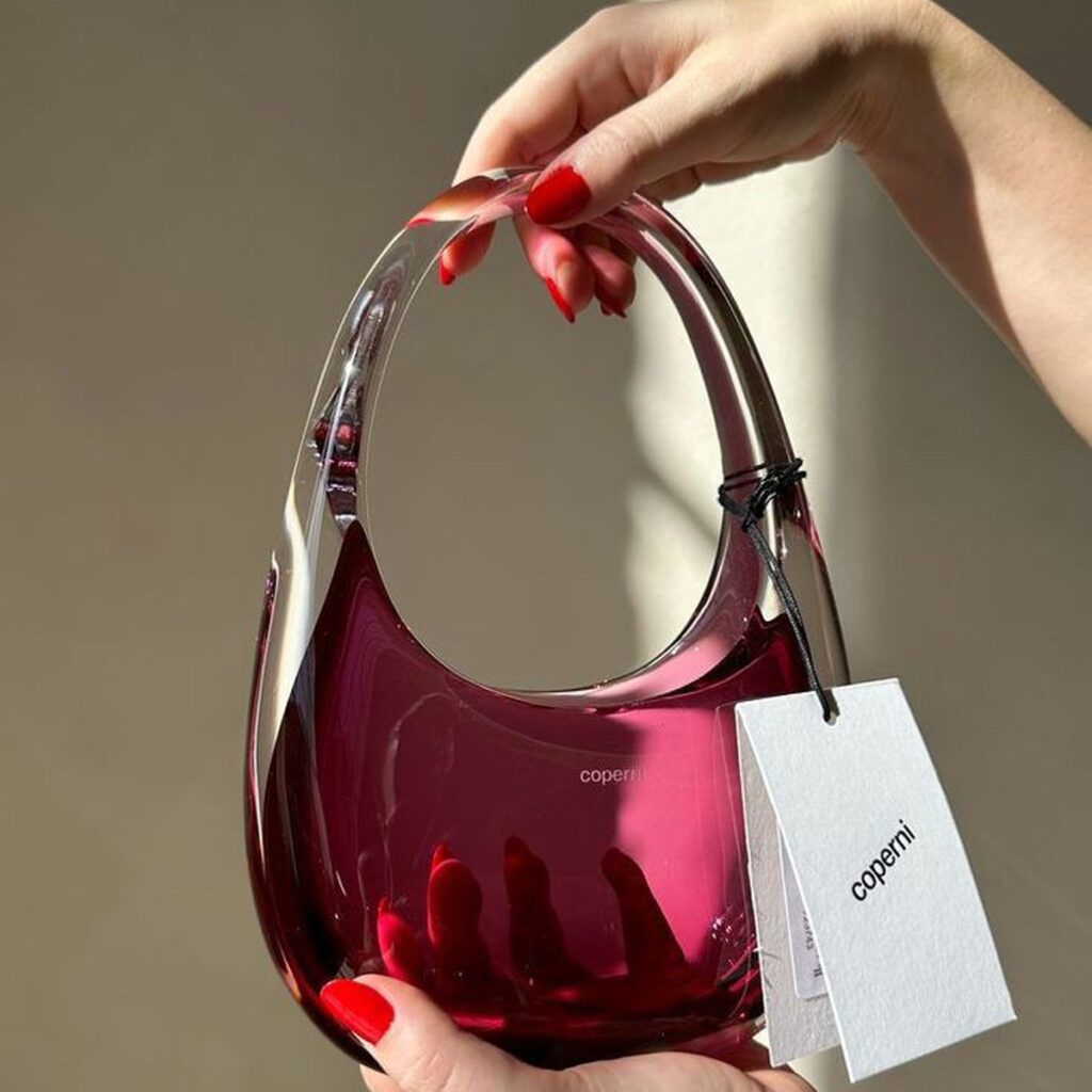 کیف مجلسی شیشه ای