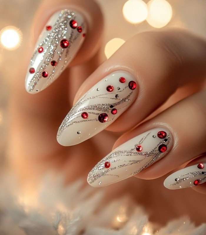 مدل ناخن جدید و ایده های طرح ناخن کریسمس