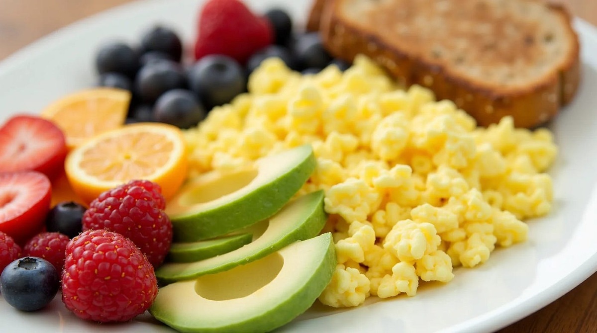 نمونه صبحانه مفید برای چاقی و شادابی صورت-1