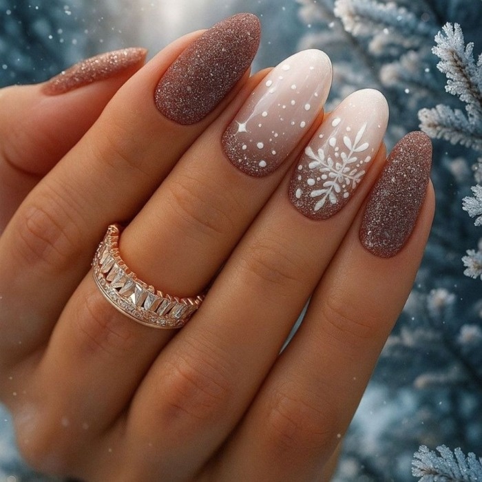 مدل ناخن جدید و ایده های طرح ناخن کریسمس