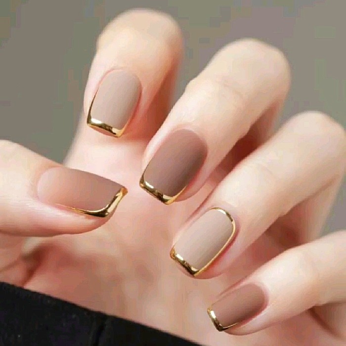 مدلهای فرنچ ناخن مربعی شیک