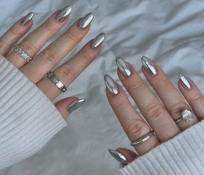 لاک کروم نقره ایی