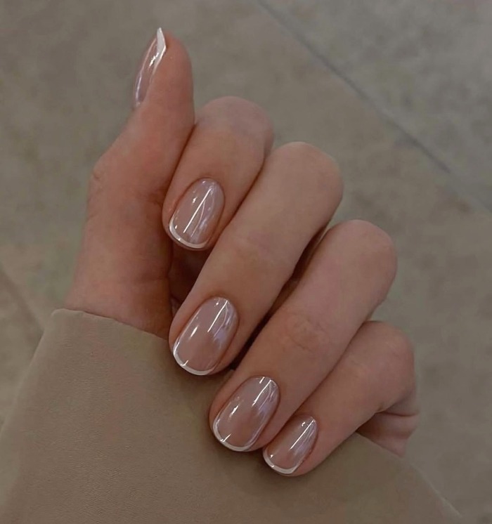 فرنچ ناخن باریک