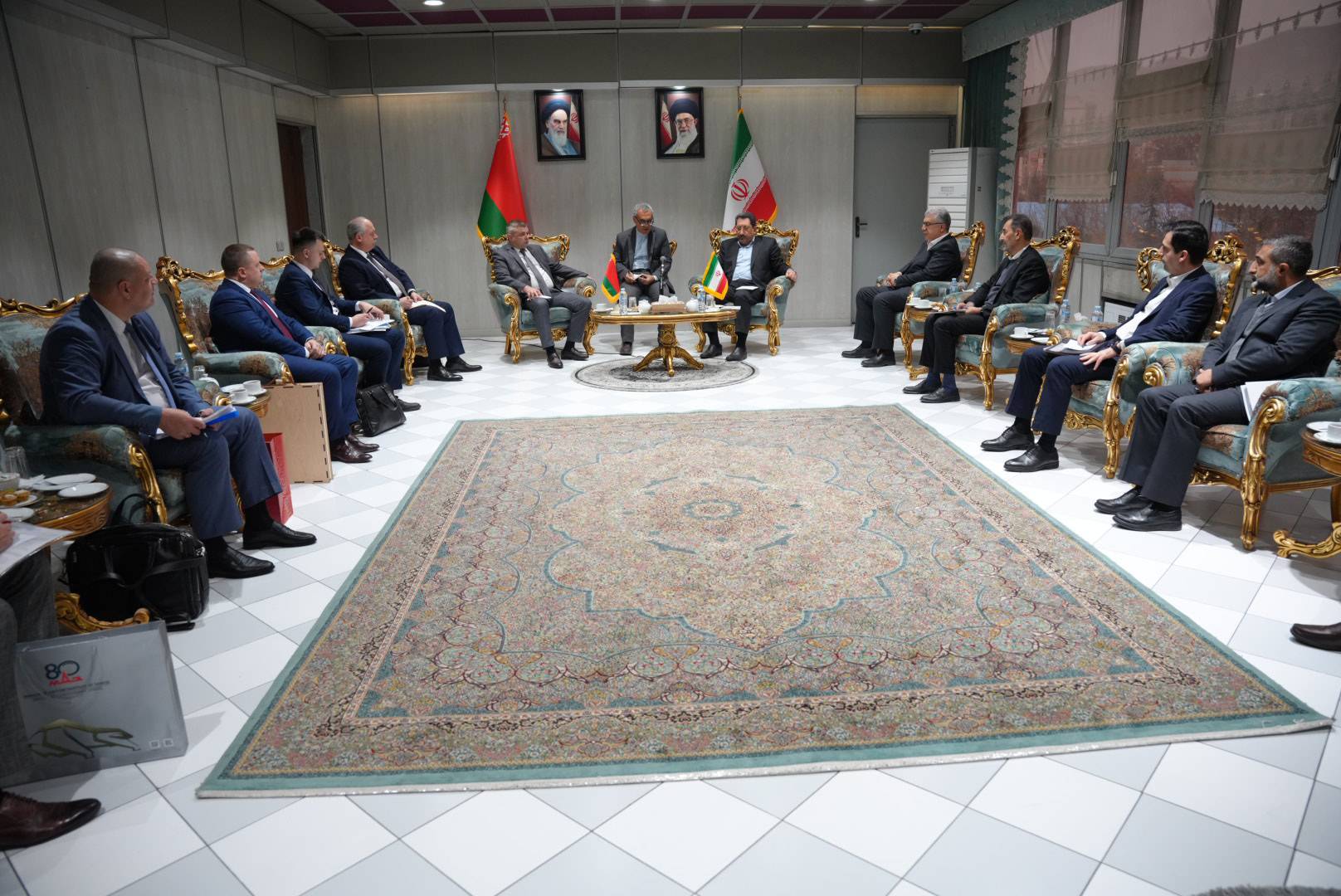 دیدار وزیر صمت و همتای بلاروسی در حاشیه هجدهمین اجلاس کمیسیون مشترک همکاری‌های ایران و بلاروس