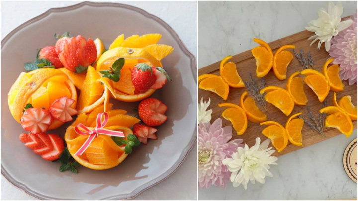 ایدههای خلاقانه تزیین پرتقال برای سفره شب یلدا